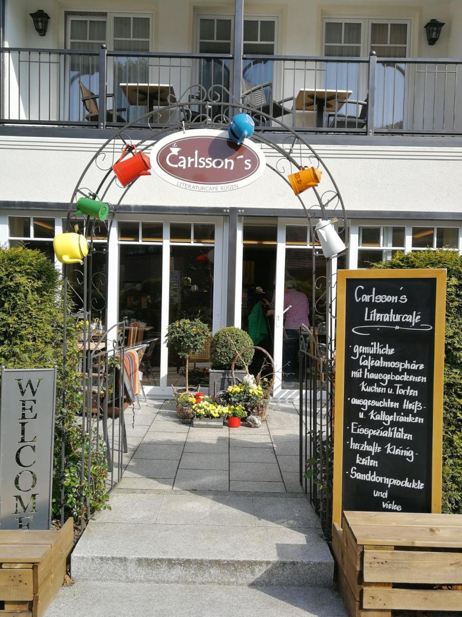 Pension Sanddorn Mit Cafe Carlssons Binz Exterior foto