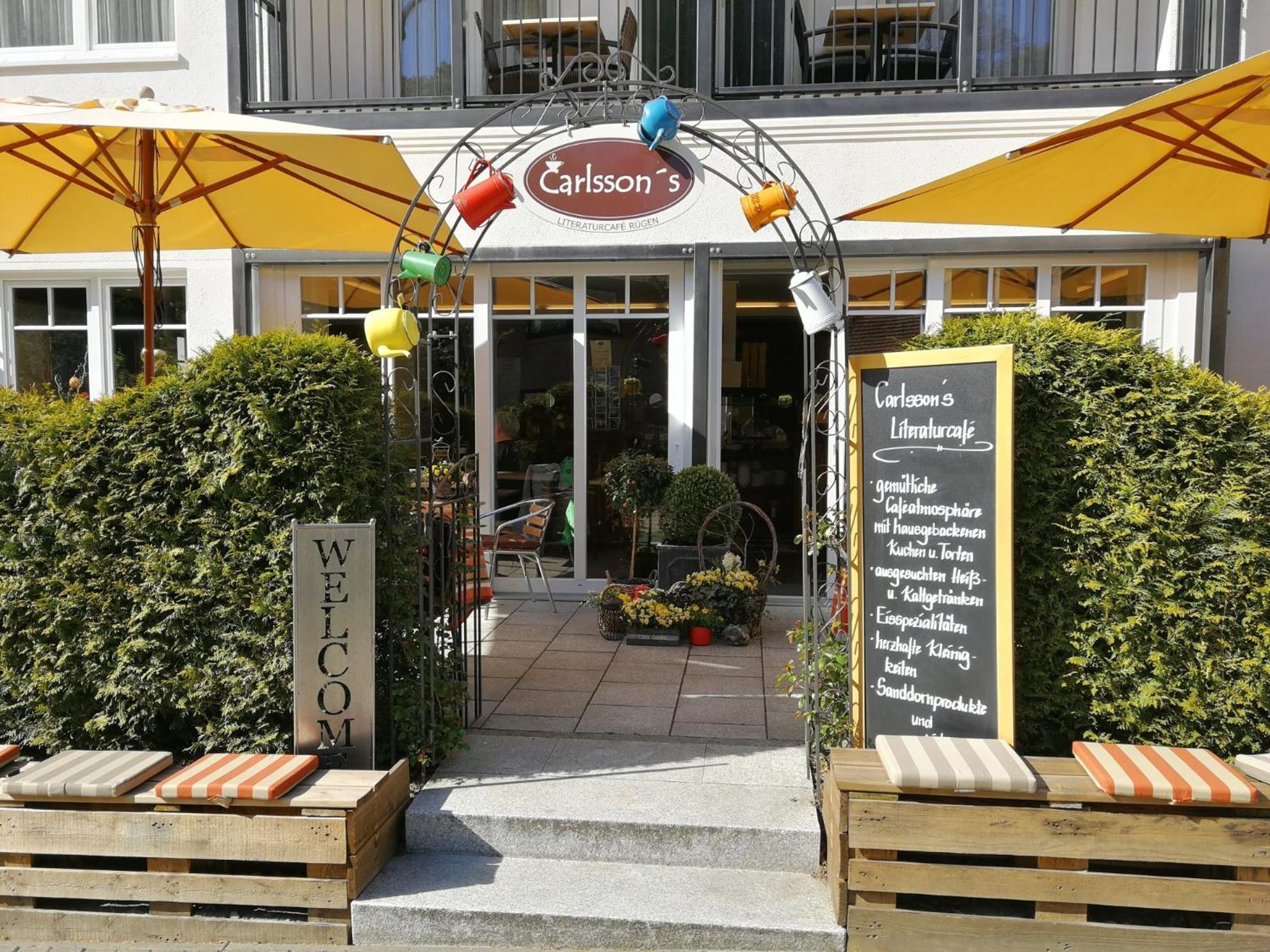 Pension Sanddorn Mit Cafe Carlssons Binz Exterior foto